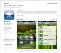 iPad – iPhone Aquarena STEM Education App now at iTunes Store